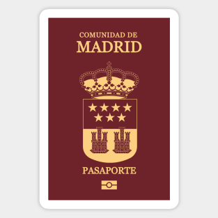 Madrid passport Magnet